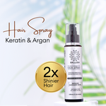 Load image into Gallery viewer, Keratin &amp; Argan Oil Hair Spray Benefits
